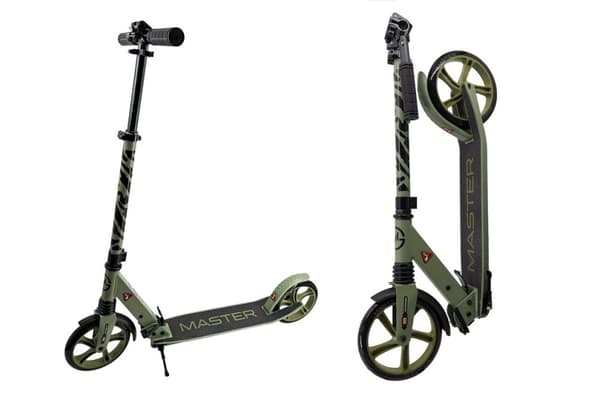 MASTER Cabbar hopfällbar skoter - 200 mm - khaki