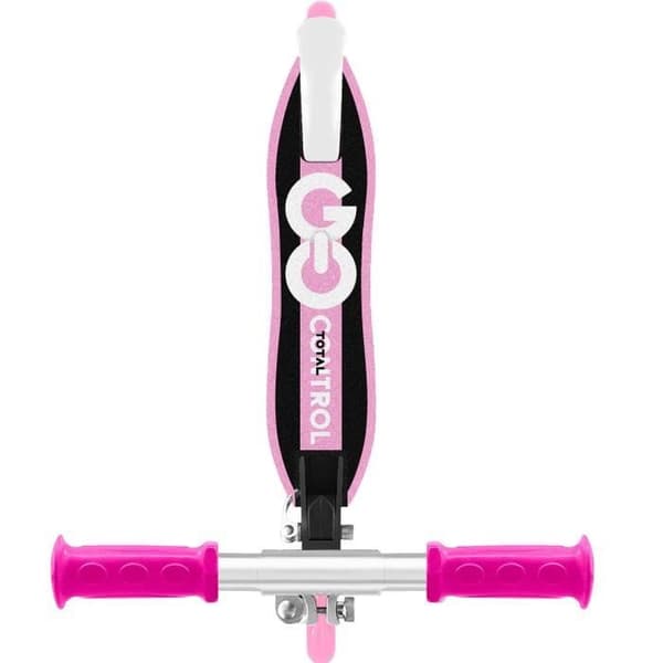 Hopfällbar skoter - STAMP - SKIDS CONTROL - Ergonomiskt däck - Rosa