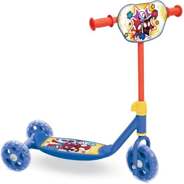 Trehjulig Sparkcykel - MONDO - MIN FÖRSTA SCOOTER SPIDEY - Barn 2-4 År - Maxvikt 20 kg