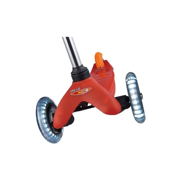 Skoter - Mini Micro - Röd - 3 hjul - Lätt och robust