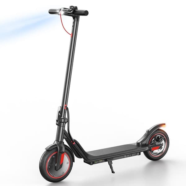 iScooter i9M-2025 nyeste elektriske scooter 10 tommer, 500W motor, 35 km / t og 30 km rækkevidde, intelligent APP, intelligent LCD-skærm