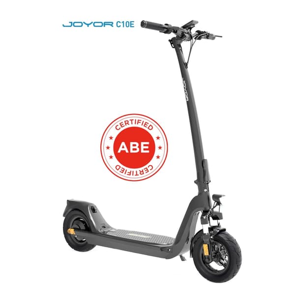 JOYOR C10E 500W 48V 10.4Ah (499.2Wh) 40KM 20km/h, 10 tuuman renkaan taitettava kaupungin sähköskootteri
