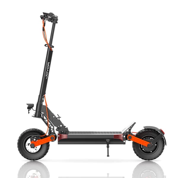 JOYOR S8 Vikbar elektrisk skoter 600W,90km räckvidd, 10 tums offroad däck, främre och bakre dubbla stötdämpare, urban pendlare