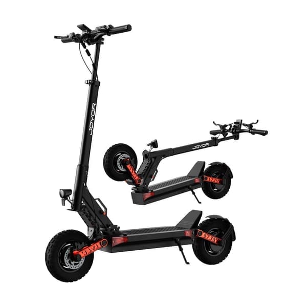 JOYOR S10-S-Z elektrisk scooter til voksne, 1000W*2 dobbeltdrevsmotor, 60V 18AH batteri, 10 tommer terrængående dæk, tophastighed 60 km/t, foldbar