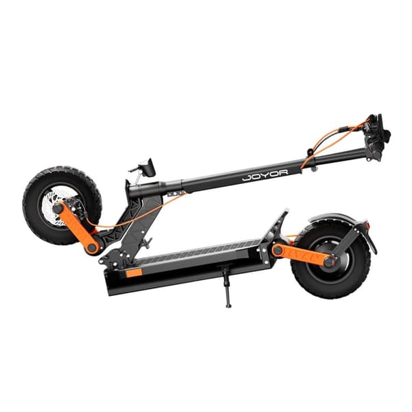 JOYOR S5 10 tommer elektrisk scooter, 500W motor, 48V 13Ah batteri, maks. 20 km/t, 45-50 km rækkevidde, dobbelt støddæmper