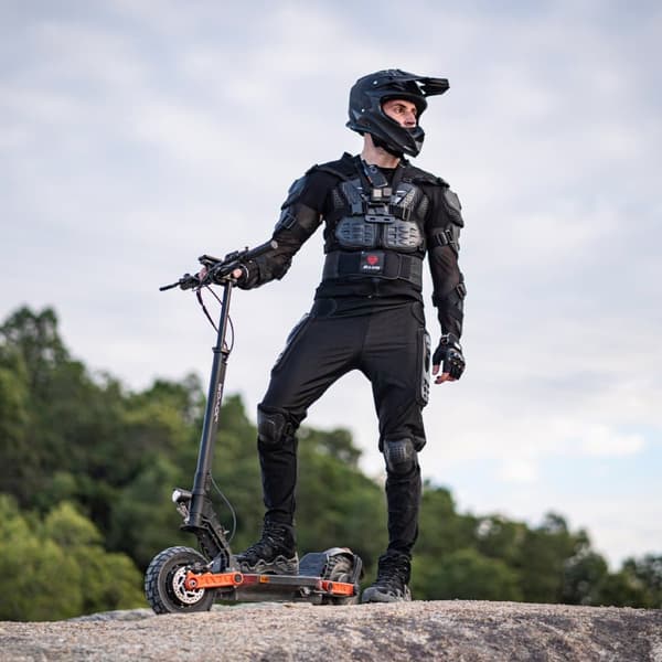 JOYOR S5 10 tommer elektrisk scooter, 500W motor, 48V 13Ah batteri, maks. 20 km/t, 45-50 km rækkevidde, dobbelt støddæmper