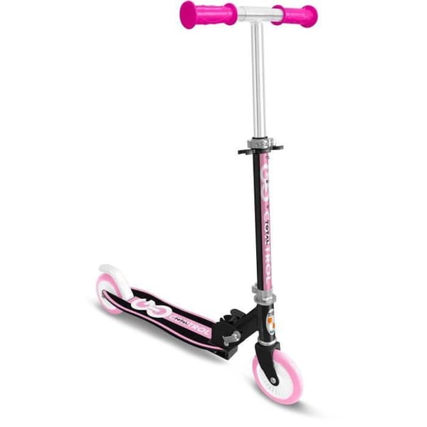 Fällbar sparkcykel - STAMP - SKIDS CONTROL - Ergonomisk plattform - Rosa