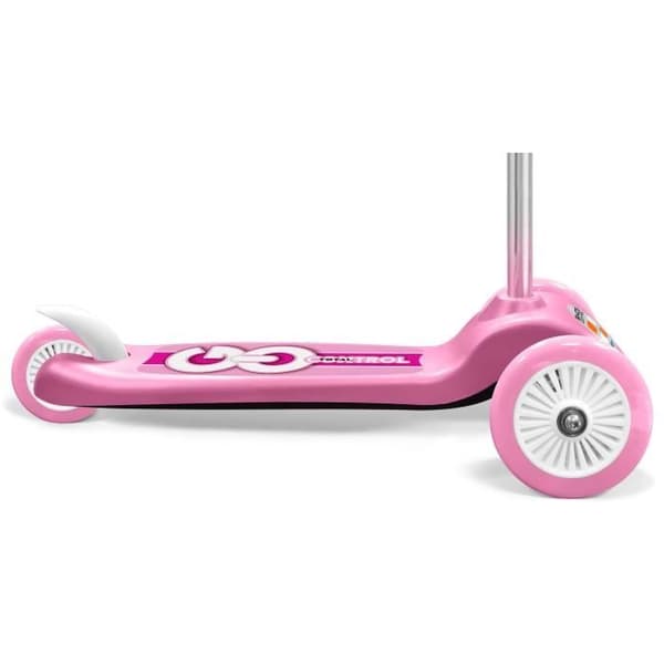 Trottinette Styrning 3 hjul - STAMP - SKIDS KONTROLL - Rosa