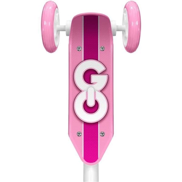 Trehjulig sparkcykel - STAMP - SKIDS CONTROL - Rosa