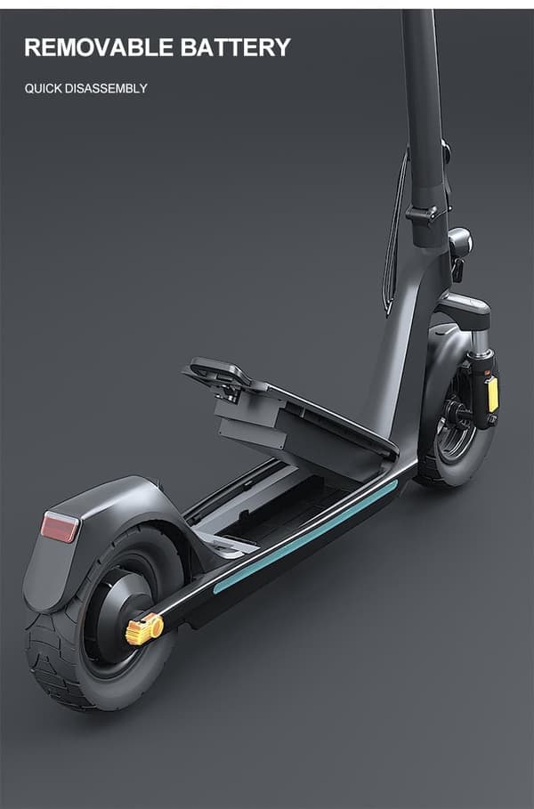 JOYOR C10 taitettava sähköskootteri 500W, 10,4 Ah irrotettava akku, kantama jopa 40 km, 10 tuuman renkaat, maksiminopeus jopa 40 km/h