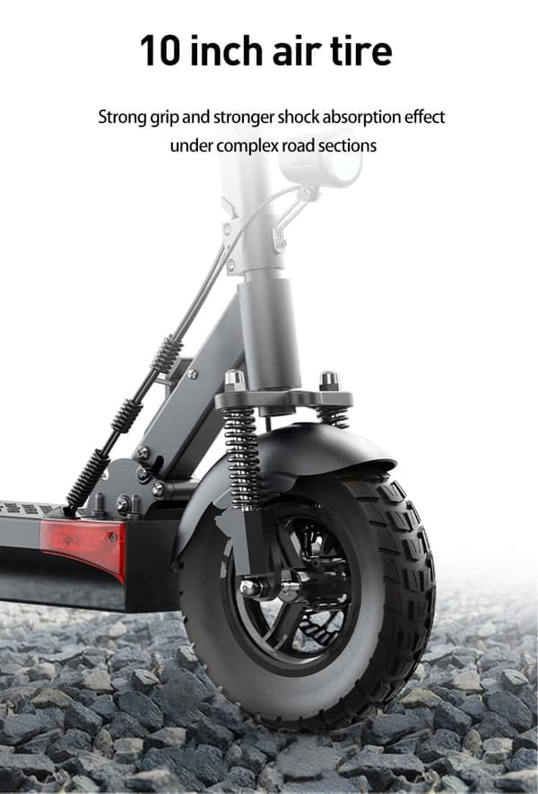 JOYOR Y6-S elektrisk scooter til voksne, 18Ah batteri 500W motor, maksimal rækkevidde 60 km, 10 tommer dæk, maksimal hastighed 45 km / t