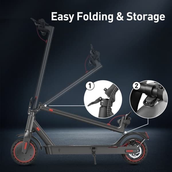 iscooter i9 8,5'' el-scooter, 350W motor, 36V7,5Ah, rækkevidde 22-30 km, maksimal hastighed 30 km/t