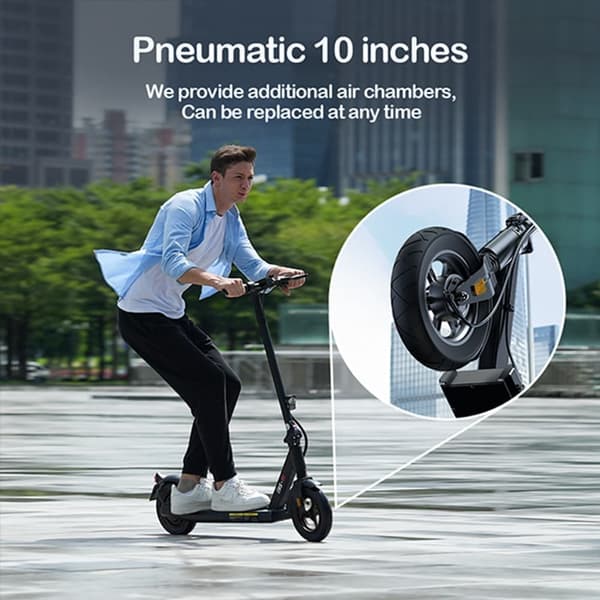 iScooter i9s 10'' elektrisk skoter, 500W motor, 36V/10Ah, räckvidd 25-30KM, maxhastighet 25-35 km/h