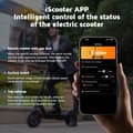 Miniatyrbild 10 av 11: iScooter i10 10'' elscooter, 650W motor, 36V15Ah batteri, 40-45km räckvidd, maxhastighet 40KM/H