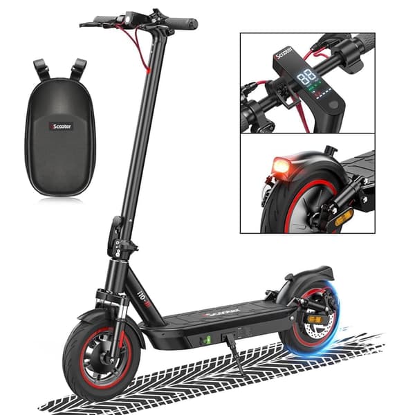 iScooter i10 10'' sähköskootteri, 650W moottori, 36V15Ah akku, 40-45km kantama, maksiminopeus 40KM/H