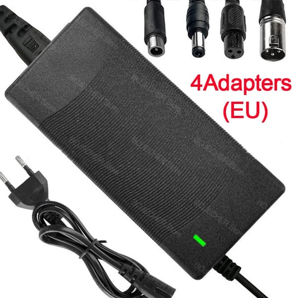 Universal 42V 2A Lithium Batteri Oplader Balance Cykel El-Scooter Strømadapter