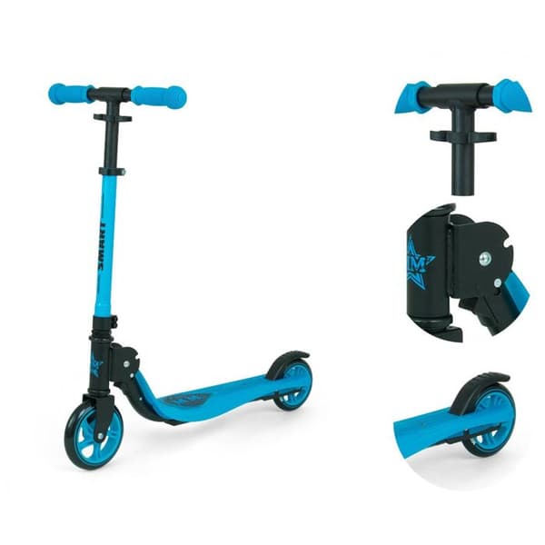 Scooter - SMART - Smart - Blå Färg - 2 Hjul - Fällbar och Ergonomisk