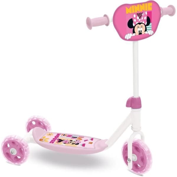 3-hjuls skoter för barn - Mondo Toys - MY FIRST SCOOTER MINNIE - Stålram - PU-hjul - Rosa