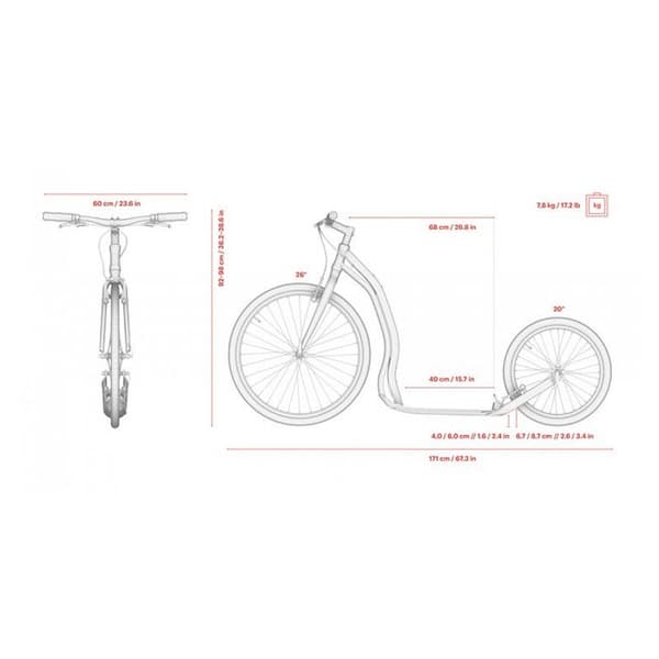 Trottinette Trexx Svart