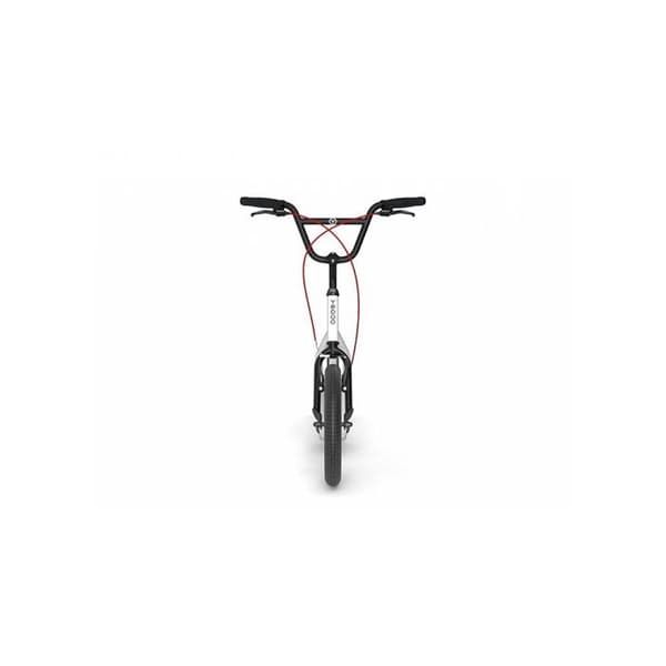 Trottinette Yedoo Three Numbers vit för barn - Bred och uppblåsbar däck - BMX styr - 12 tum, 16 tum - 9.3 kg - Kälke