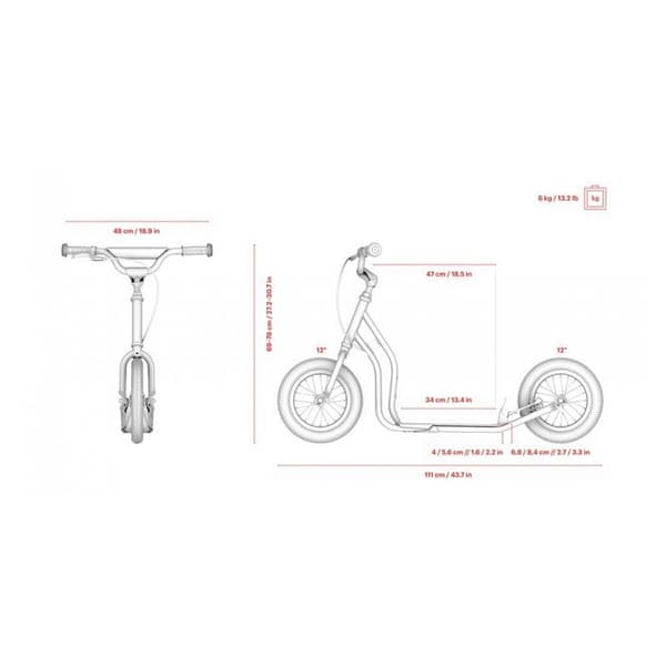 Scooter Junior Mau Bleu Emoji
