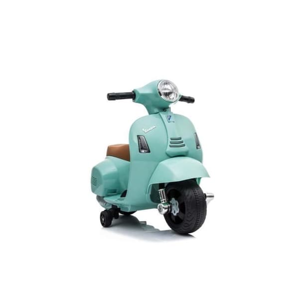 El-scooter - BENEO - Vespa GTS - Mörkt turkos - 3 hjul - Lädersäte
