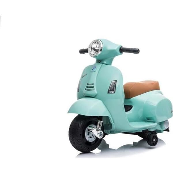 El-scooter - BENEO - Vespa GTS - Mörkt turkos - 3 hjul - Lädersäte