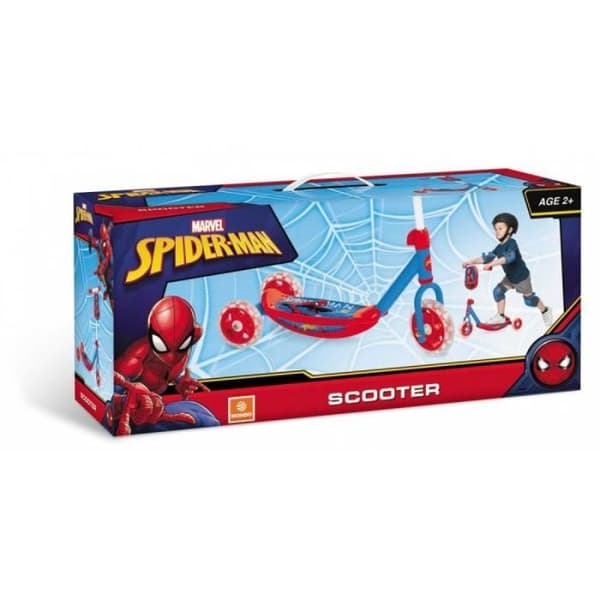 3-hjuls skoter - Spiderman - Blå/Röd - Metall/Plast - För barn från 3 år
