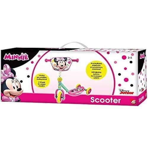 Minnie 3 Wheel Scooter - Rocco Giocattoli - Lättvikt - 20 kg - 49L x 15l x 21H cm