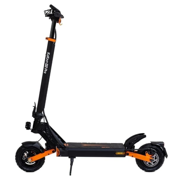 Kukirin G2 Pro 600W 15.6AH elskoter, 45km/h & 58km räckvidd, 9" däck, 6-ljus säkerhetssystem, avtagbart säte & justerbar stång