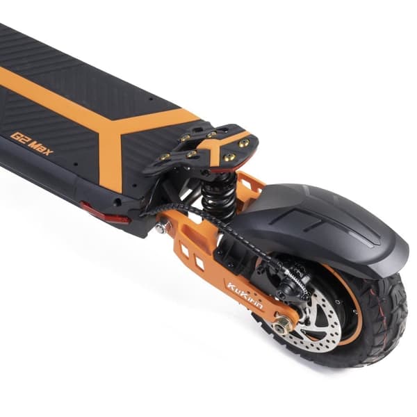 Kukirin G2 Max 1000W 20.8AH elskoter, 55km/h & 70km räckvidd, 10" däck, ihålig designkropp, justerbar teleskopstång