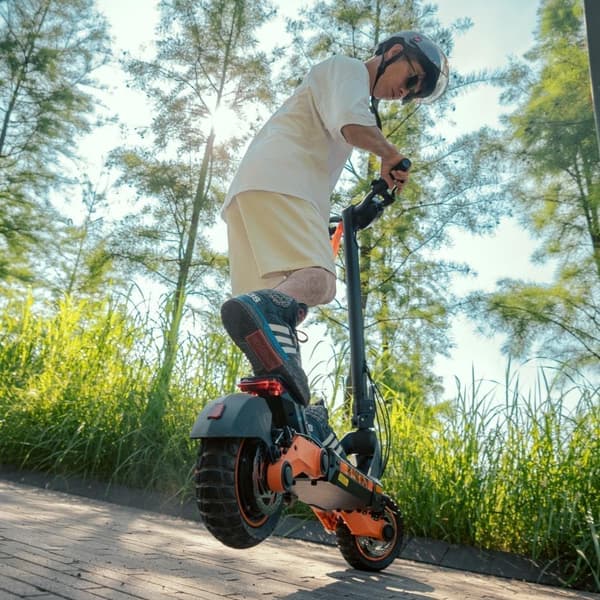 Kukirin G3 1200W 18.2AH elskoter, 50km/h & 63km räckvidd, 10" däck, lättviktsdesign (27kg), intelligent pekskärmsskärm