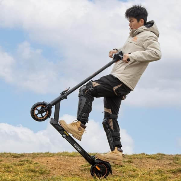 Kukirin S1 Max 350W/10.4AH elskoter, 25km/h & 39km räckvidd, 8" däck, lättviktsdesign (16kg), entrycksfällbar, bekväm att resa