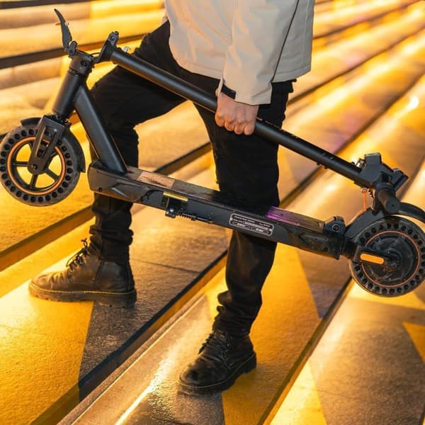 Kukirin S1 Max 350W/10.4AH elskoter, 25km/h & 39km räckvidd, 8" däck, lättviktsdesign (16kg), entrycksfällbar, bekväm att resa