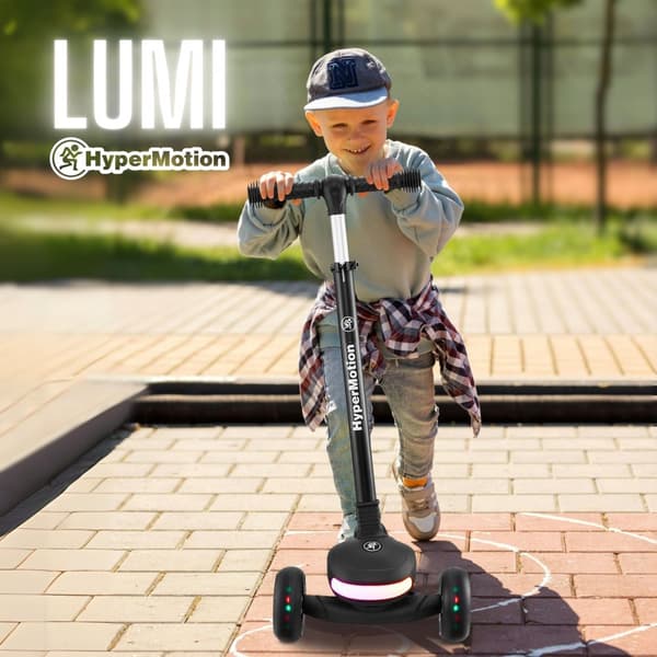 HyperMotion LUMI 3-i-1 sparkcykel för barn med LED-belysning