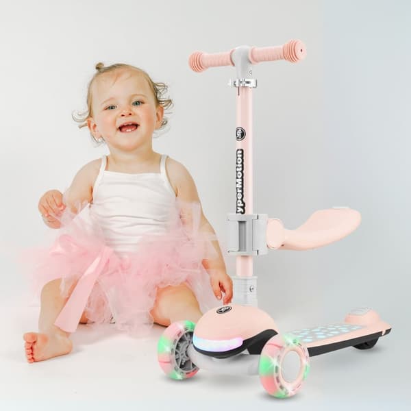 HyperMotion LUMI 3-i-1 sparkcykel för barn med LED-belysning