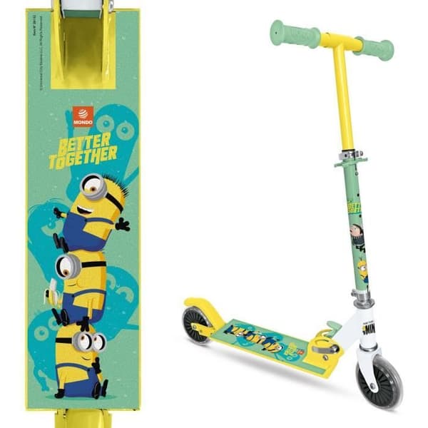 MONDO - Skoter / 2-hjulig hopfällbar skoter - Minions - Despicable Me