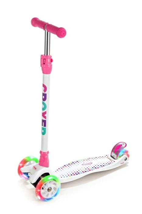 Trottinett - Croxer - Puntino - 3 Hjul - Justerbar höjd - LED-lampor