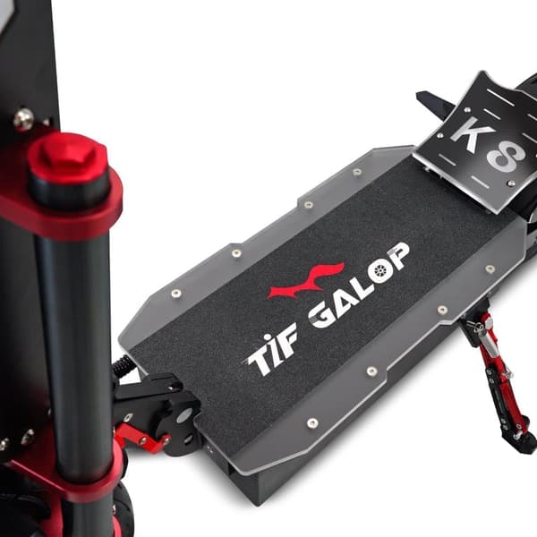 TIFGALOP K8 6000W Elscooter, Dubbelmotor, 60V 38Ah, Helfjädring