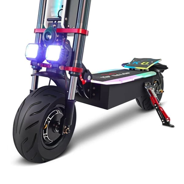 TIFGALOP K8 6000W Elscooter, Dubbelmotor, 60V 38Ah, Helfjädring