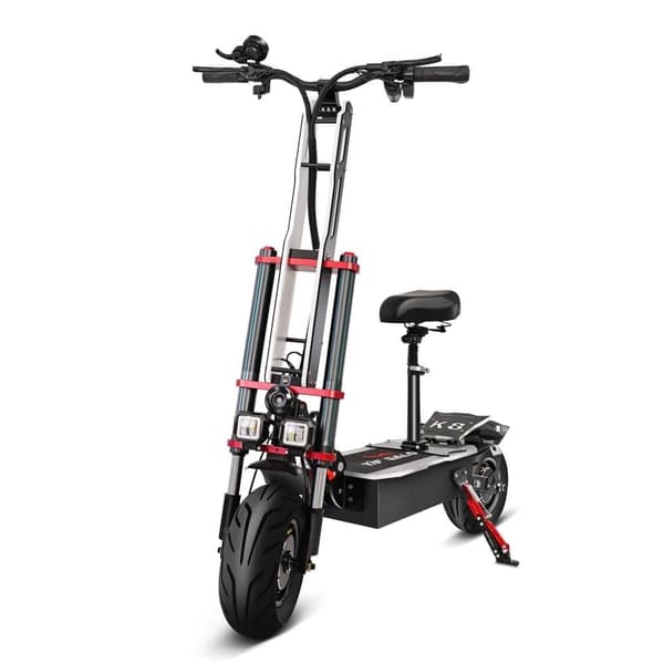 TIFGALOP K8 6000W Elscooter, Dubbelmotor, 60V 38Ah, Helfjädring