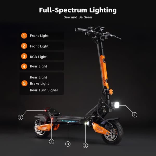 Sähköpotkulauta HALO KNIGHT T102, 52V 1200W 21Ah, 10", NFC-tuki