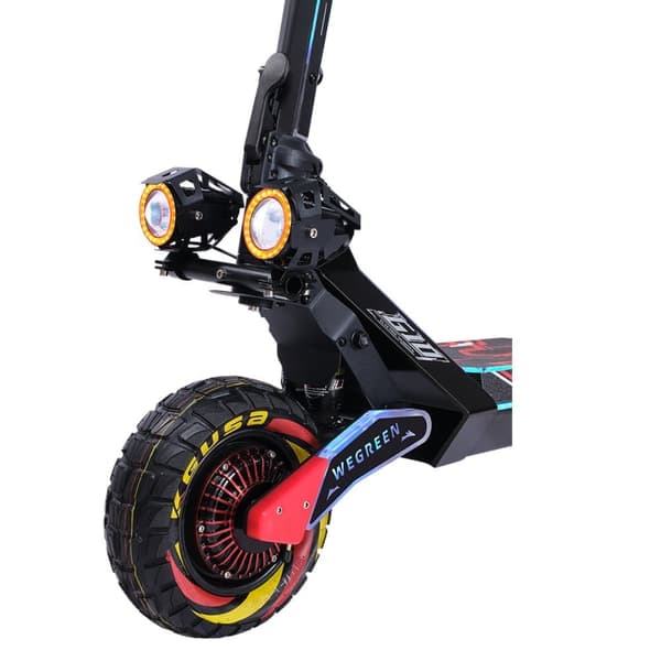 Elscooter OBARTER G10, 2*1200W dubbelmotor, 48V 20Ah batteri, 10-tums terrängdäck