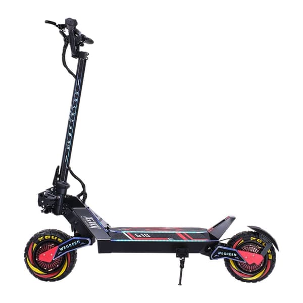 Elscooter OBARTER G10, 2*1200W dubbelmotor, 48V 20Ah batteri, 10-tums terrängdäck