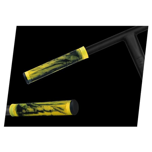 Grips skootterin kahvat musta ja keltainen G3 2 kpl