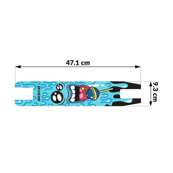 Grip tape sandpapir til løbehjul 47,1x9,3cm Lollibomb