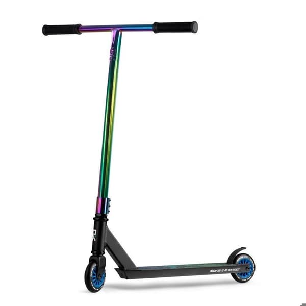 Gatu-scooter SOKE EVO regnbåge svart