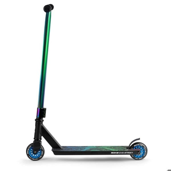 Gatu-scooter SOKE EVO regnbåge svart