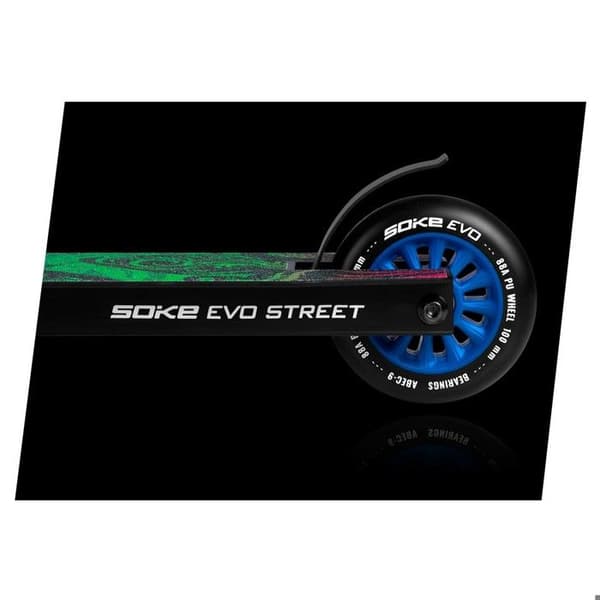 Gatu-scooter SOKE EVO regnbåge svart