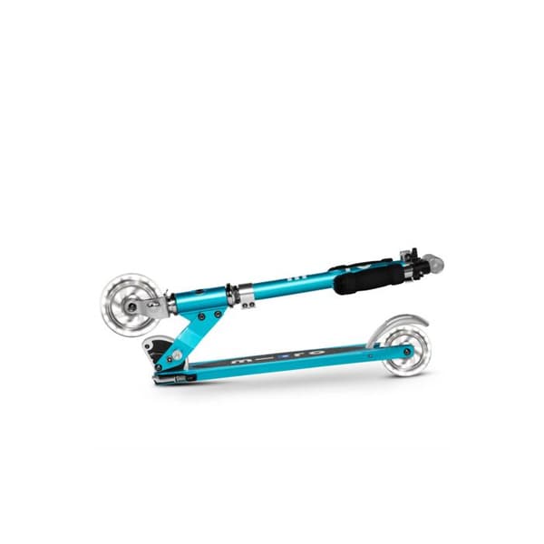 Micro Sprite LED Ocean Blue barnskoter - 2 hopfällbara belysta hjul - unisex - MICRO - Från 5 år